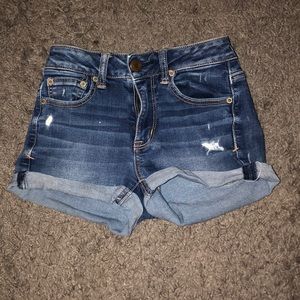 American Eagle blue jean shorts